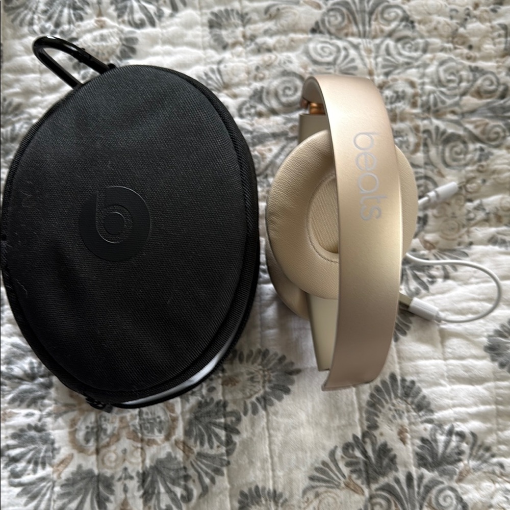 Beats by Dre Over-Ear Headphones in Gold and Black